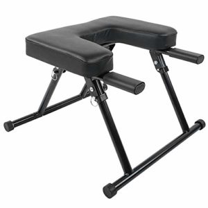 Eco-friendly Yoga Headstand Stool, Yoga Inversion Chair, Multiple Interlocking Structure for Relax Bones Promote Sleep Relieve Fatigue