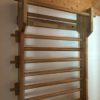 ARTIMEX Stall Bars Oak, Vintage Model, for Physical Therapy and Gymnastics - Used in Homes, Gyms, Clinics, Schools or Fitness Centers (7 feet, 10 1/2 in x 2 feet, 11 1/2 in), Code 279-R - Image 2