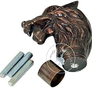 Beautiful Aluminum Wolf Handle Walking Stick/Stylish Antique Walking Stick/Walking Stick
