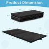 Safstar 4'x8'x2" Gymnastics Mat, 4-Panel Tumbling Mat W/Carrying Handles, Hook & Loop Fasteners, 2-Inch Thick Foam, Folding Exercise Mat for Pilates, Yoga, Martial Arts, Parent-Child Sports - Image 3