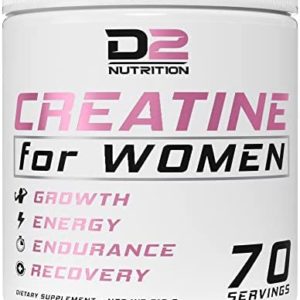 Creatine for Women - creatine women - creatine - creatina - creatine for women booty gain - creatine supplements - micronized creatine monohydrate - unflavored - creatine powder (70 Servings)
