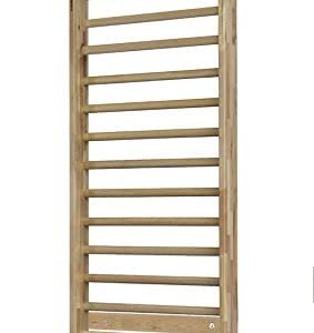 ARTIMEX Scoliosis Stall Bars (Swedish Ladder) - Physical Therapy & Gymnastics Tool - Wall Bars from Beech Wood, Code 221-F-2-REHA