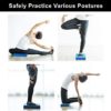 Balance Pad, Balancing Foam Pad, Large 2 in 1 Yoga Foam Cushion Exercise Mat, Knee Pad for Fitness and Stability, Stretching, Pilates, Physical Therapy, Core Trainer Board - Image 6