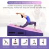 BLKMTY Gymnastics Mat Incline Mats 48"x24" Tumbling Mat Kids Climbing Mat Folding Tumbling Wedge Mats Gym Cheese Mats for Gymnastics Exercise Mat Yoga Mat for Kids Play Home Exercise Aerobics - Image 2