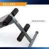 Marcy Exercise Utility Bench for Upright, Incline, Decline, and Flat Exercise SB-261W , Black - Image 4