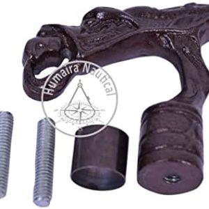 Humaira Nautical Antique Nautical Brass Walking Stick Custom Hand Carved Horse Dragon Wood Canes