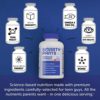 SmartyPants Teen Guy Formula, Daily Multivitamin Gummies: Vitamins C, B12, K, Zinc, & Biotin for Immune Support, Energy, Skin & Hair Support, Assorted Fruit Flavor, 120 Gummies (30 Day Supply) - Image 3