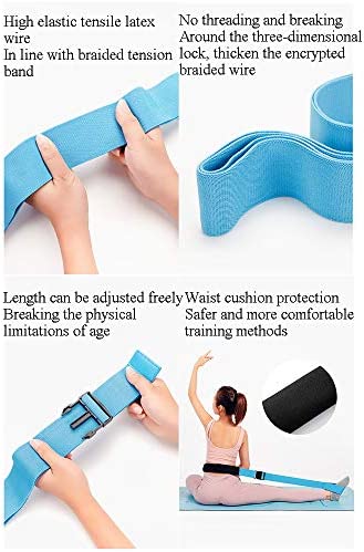 Leg Stretch Band,Yoga Strap Stretching Bands,Improve Leg Stretching Foot Stretcher Band,Perfect Home Equipment for Ballet Dance,Gymnastic Training Stretching Strap - Image 7
