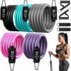 Resistance Bands 11/16pcs Elastic Resistance Bands Sets Gum Fitness Equipment Stretching Rubber Loop Band for Yoga Training Workout Gym Exercise Resistance Bands Exercise Bands Exercise Bands - Image 2