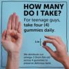 SmartyPants Teen Guy Formula, Daily Multivitamin Gummies: Vitamins C, B12, K, Zinc, & Biotin for Immune Support, Energy, Skin & Hair Support, Assorted Fruit Flavor, 120 Gummies (30 Day Supply) - Image 4