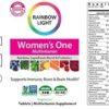 Rainbow Light Multivitamin for Women, Vitamin C, D & Zinc, Probiotics, Women’s One Multivitamin Provides High Potency Immune Support, Non-GMO, Vegetarian, 150 Tablets - Image 16