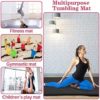 Gymnastics Mat Exercise Mat Tumbling Mats for Home Gym, Folding Portable 4'x10'x2" Extra Thick Crash Panel Mat with Carrying Handles for Kids Adults - Image 7