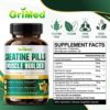 12200mg Creatine Monohydrate - Ultra Muscle Builder Supplement with L-Arginine, L-Citrulline, Beet Root, Tongkat Ali, Ginseng- Promote Energy Strength Performance (90 Count (Pack of 1)) - Image 3