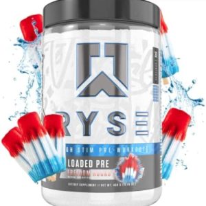 Ryse Core Series Loaded Pre | Pump, Energy, Strength | L-Citrulline, Beta Alanine, L-Theanine, Caffeine, and Thinkamine | 30 Servings (Freedom Rocks)