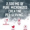 BioSteel Stackables Creatine Powder, Gluten Free and Non-GMO Formula, Unflavored, 72 Servings - Image 3