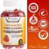 Fiber Supplement Gummies 4g - Extra Strength Prebiotic Advanced Fiber Blend - Supports Regularity & Daily Digestive Health, Nature's Plant Based Fiber Gummy Bites, Non-GMO, Berry Flavor - 120 Gummies - Image 4