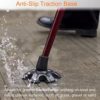 YAMTHR Cane Tip with 6 Support Rubber Foot for Walking Canes 3/4 Inch Shaft, Self-Standing, Anti-Slip Stable 6 Point Cane Tip Universal 6 Leg Attachment for Walking Stick (Black) - Image 4
