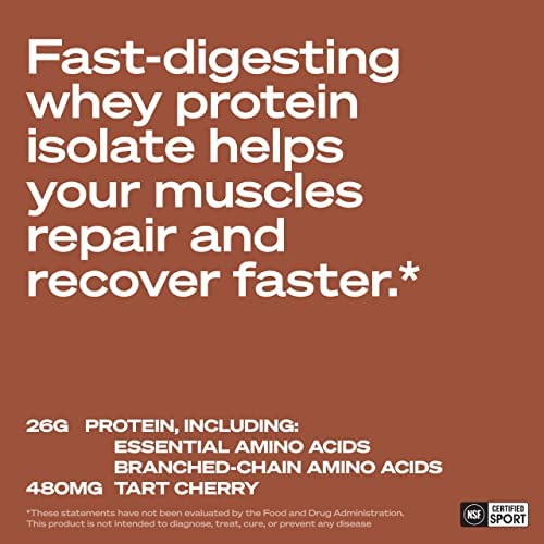 LADDER Grass Fed Whey Protein Powder Packets, 26g Protein for Muscle Gain, 7g BCAAs, 14g EAAs, No Artificial Sweeteners, NSF Certified (Chocolate, Pack of 15) - Image 3