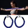 Chuwen Resistance Bands Stretching Strap Set, Leg Waist and Arm Bouncing Training Bands with 4 Resistance Bands, Adjustable Waist Belt for Bouncing Strength Exercises Equipment - Image 7
