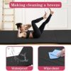 Gymnastics Mat Exercise Mat Tumbling Mats for Home Gym, Folding Portable 4'x10'x2" Extra Thick Crash Panel Mat with Carrying Handles for Kids Adults - Image 5