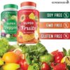 Superfood Fruit and Veggie Supplement with Olive Leaf - 360 Fruit and Veggie Capsules 100% Whole Super Fruit and Super Vegetable Supplements & Vitamins, Made in USA, Soy Free 180 Count (Pack of 2) - Image 4