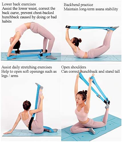 Leg Stretch Band,Yoga Strap Stretching Bands,Improve Leg Stretching Foot Stretcher Band,Perfect Home Equipment for Ballet Dance,Gymnastic Training Stretching Strap - Image 8