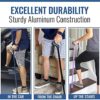 DMI Adjustable Folding Cane with Ergonomic Handle, Lightweight, Sturdy and Support up to 250 pounds, Great for Travel, Walking Stick, Black - Image 6