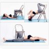 AHXF Yoga Chair Yoga Auxiliary Chair with Lumbar Back Solid Anti-Slip Stable and Durable Backless Flexibility and Strength Training Tool Foldable Balance Handstand Training Tool (Color : Black) - Image 7