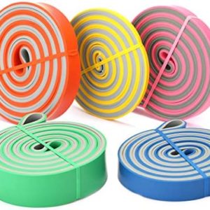Lixada Pull Up Bands, Resistance Bands, Pull Up Assist Band Exercise Resistance Bands for Body Stretching, Powerlifting, Resistance Training (Set-5)