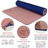 Gruper Yoga Mat Non Slip, Eco Friendly Fitness Exercise Mat with Carrying Strap,Pro Yoga Mats for Women,Workout Mats for Home, Pilates and Floor Exercises - Image 4