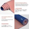 Gruper Yoga Mat Non Slip, Eco Friendly Fitness Exercise Mat with Carrying Strap,Pro Yoga Mats for Women,Workout Mats for Home, Pilates and Floor Exercises - Image 2