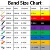 Resistance Bands Exercise Elastic Workout Ruber Loop Strength Rubber Band for Fitness Equipment Training Expander (Color : Four Color, Size : 20-21cm) - Image 3
