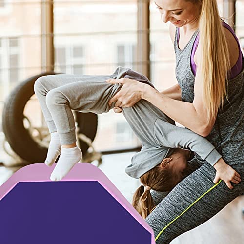 Octagon Tumbler Gymnastics Mat 24.4" x 25.6" Octagon Tumbling Mat for Gymnastics Somersault Handsprings Backbend Skill Shape PVC Mesh Octagon Gymnastic Equipment Mat for Gym Cheerleading - Image 2