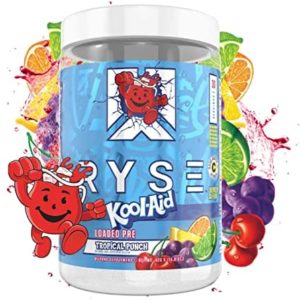 Ryse Core Series Loaded Pre | Pump, Energy, Strength | L-Citrulline, Beta Alanine, L-Theanine, Caffeine, and Thinkamine | 30 Servings (Tropical Punch)