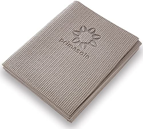 Primasole Folding Yoga Travel Pilates Mat Foldable Easy to Carry to Class Beach Park Travel Picnics 4mm Thick