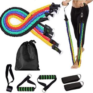 Fitness Stretch Pull-Up Resistance Band Workout Set Exercise Yoga Rubber Pull Ring Door Rope Gym Strength Training