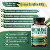 12200mg Creatine Monohydrate - Ultra Muscle Builder Supplement with L-Arginine, L-Citrulline, Beet Root, Tongkat Ali, Ginseng- Promote Energy Strength Performance (90 Count (Pack of 1)) - Image 4