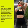 GHOST BCAA Amino Acids, Sour Patch Kids Blue Raspberry - 30 Servings - Sugar-Free Intra & Post Workout Powder & Recovery Drink, 7g BCAA – Supports Muscle Growth & Endurance - Soy & Gluten-Free, Vegan - Image 6