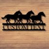 Custom Horse Ranch Sign, Personalized Metal Ranch Sign, Metal Hose Sign, Mustang Sign, Camp Sign, Horse Stall, Horse Farm Decor, Barn Sign - Image 5