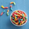 Trolli Sour Brite Crawlers, Gummy Worms Sour Candy, 5 Pound Bulk Bag - Image 4