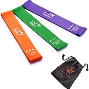 Fit Simplify Pro Series Resistance Loop Exercise Bands, Set of 3