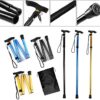 Evealyn Walking Stick/Canes,Foldable, Collapsable Cane Hiking Pole Height Adjustable, Lightweight Anti-Slip for Travel Outdoor Hiking Help Balance for Men and Women Seniors - Image 9