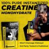 Instantized Creatine Monohydrate Gains in Bulk, Worlds First 100% Soluble Creatine for Strength, Performance, and Muscle Building… (30 Servings) - Image 5