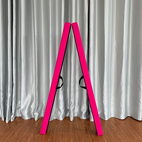 Marfula 8 Ft Gymnastic Balance Beam Wood Folding Balance Beam Gymnastics Floor Beam For Kids/Adults Home Use