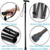 Evealyn Walking Stick/Canes,Foldable, Collapsable Cane Hiking Pole Height Adjustable, Lightweight Anti-Slip for Travel Outdoor Hiking Help Balance for Men and Women Seniors - Image 2