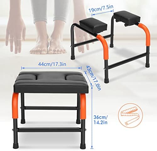 oceanside Yoga Headstand Bench, Stand Yoga Chair for Home & Gym, Relieve Stress, Strengthen Core, Improve Sleep & Digestion - Image 3