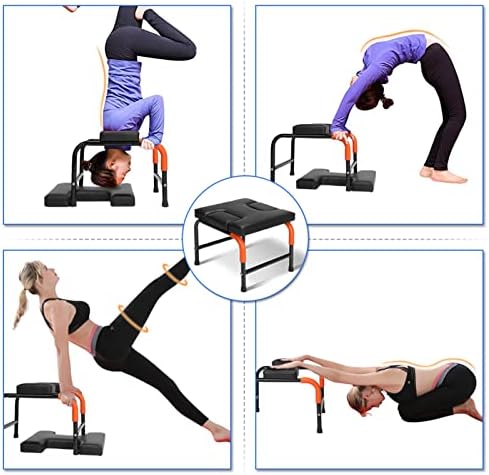 oceanside Yoga Headstand Bench, Stand Yoga Chair for Home & Gym, Relieve Stress, Strengthen Core, Improve Sleep & Digestion - Image 4