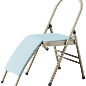 Yoga Chair Folding Chair Professional Exercise Chair Handstand Yoga Stool Tools & Supplies (Color : A, Size : 81 * 41 * 102cm)