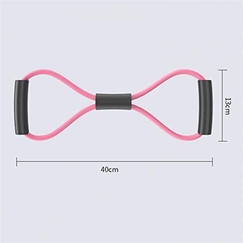 HYVET Workout Machine, Yoga Band Ergonomic Easy to Carry Back Shoulder Neck Stretching Resistance Loop Eight-Character Home Fitness Elastic Band - Image 2