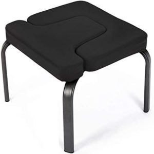 Yoga Headstand Bench Inversion Chair Inverted Auxiliary Stool Can Support 440 Lbs Multifunctional Fitness Equipment Inversion Bench Relieve Back Pain ( Color : Black+Red , Size : 424231cm )
